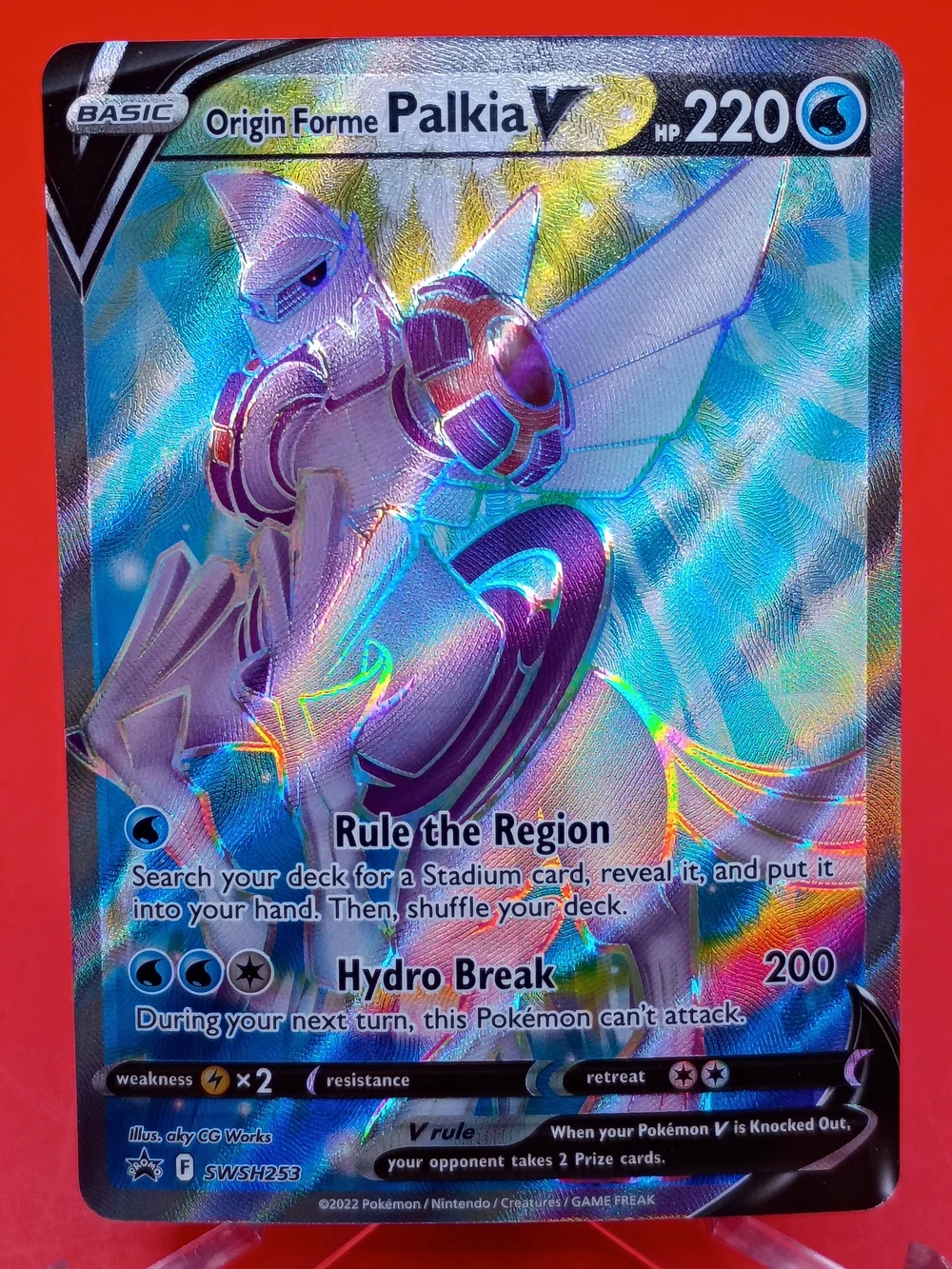 Origin Forme Palkia V SWSH253 Sword & Shield Black Star Promo NM Pokémon TCG